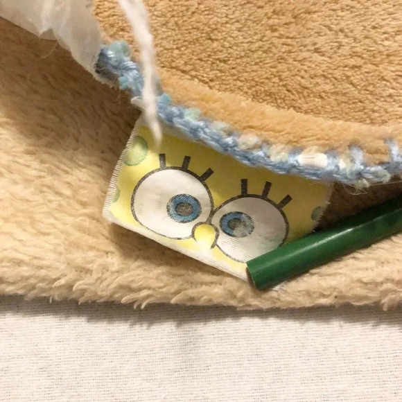 2006 Nickelodeon Spongebob Patrick  Star Fleece Blanket Motorcycles 60.5 x 50 In - Picture 3 of 16